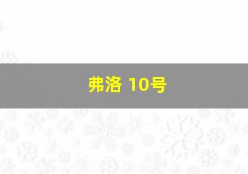 弗洛 10号